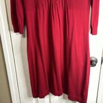 East 5th NWT  Sweater Dress Cotton Blend Classic Red Size X-Large Photo 2