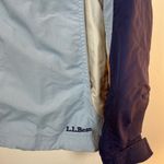 L.L. Bean Women's Waterproof Nylon Hooded Jacket – Colorblock Blue Winter Sz M Size M Photo 1