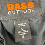 BASS OUTDOOR DISCOVERY PUFFER ZIP SNAP JACKET WOMENS LG BLACK PREOWNED Blue Photo 8