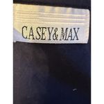 Vintage 90s Navy Blue Velour Velvet 100% Cotton Floral Patchwork Vest Size L Size L Photo 4