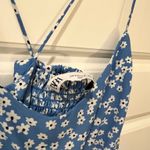 ZARA  Floral Blue Mini Dress Photo 2