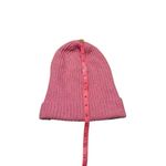 H&M  Ribbed Knit Pink Beanie Wool and Mohair Blend One Size Photo 3