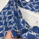 Talbots | The Perfect Crop Blue Butterfly Pattern Cotton Pants 10 Photo 2