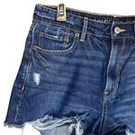 American Eagle  dark wash tomgirl cut off high rise shorts size 6 #758 Photo 1