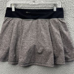 Lululemon  Pace Rival Skirt Skort Gray Athletic Tennis Golf Women's 6 Tall Photo 0