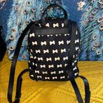 Kate Spade Black and Cream Bow Small Backpack Photo 4