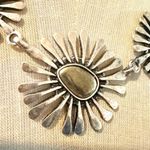 Lucky Brand Two-Toned Sunburst Floral Collar Necklace Photo 2