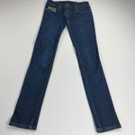 Diesel  Industry Grupee Low Rise Super Slim Skinny Dark Wash Jeans Size 27/32 Photo 15