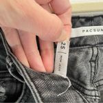 PacSun  size 25 Women's Black Distressed Mom Jeans 100% Cotton see pictures. Photo 7