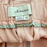 Anthropologie  Elevenses pink linen blend paperbag pants XS Photo 6