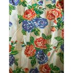 Karen Scott Vintage 90s Bermuda shorts floral print high waisted pleated size 10 Photo 7