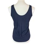 Quince Navy Pima Cotton Tank Top XS Minimalist Soft Basic Everyday Wear Blue Photo 1