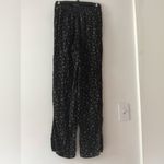 Ganni Black Floral Print Crepe Trousers in Ditzy Floral Size 34 or XS Photo 7