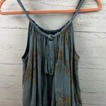 Bishop and Young Blue Gold Printed Crinkle Short Set Size M Photo 3