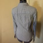 Abercrombie & Fitch  Button Up Shirt Blue Striped Y2K Photo 2