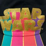 Star Wars  lucus films black hat gold letters vibrant 80’s style retro graphic Photo 1