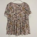 Torrid Floral Chiffon Tiered Babydoll Top Photo 7