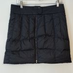 Marmot  Black Down Quilted Mini Skirt Medium Photo 4