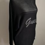 Guess NWT Rhinestone Embellished Dolman Sleeve Boatneck 99s Sweater Photo 2