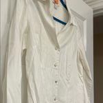 Charter Club  White Button-Down Shirt Photo 5