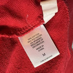 Soho  Street New York Company Hoodie‎ Womens Medium Red Full Zip Lace Accent Photo 3