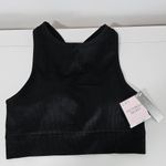 Victoria's Secret Seamless Rib High Neck Sport Bra Black Size L 26330891 Photo 3
