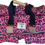 Victoria's Secret  Love Pink Leopard Rolling Duffle Bag Suitcase Y2K Travel Bag Photo 5
