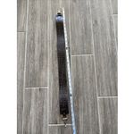 Harold's Brown Leather Alligator Stamped Belt XS Made In Italy 31" Photo 3