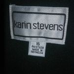 Karin Stevens  16 Short Sleeved V-Neck Luned Ruffle Top Plus Photo 5