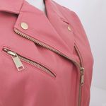 Michael Kors  Jacket Dusty Rose Bomber Faux Leather Plus Size XXL NWT Photo 3