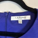 LK Bennett  | TJ Leon Blouse Bell Sleeve Long Sleeve in Violet Size Large Photo 1