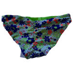 New Cyn & Luca Small bikini swim string bottom floral teal medium coverage‎ Blue Photo 5