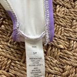 Aerie  small striped purple and white bikini bottom Photo 2