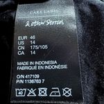 & Other Stories & Other Stories Swimsuit Womens Button Up One Piece Bathing Suit Black Size 14 Photo 5