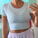 Aerie Light Blue  Crop Top Photo 0