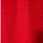 Cynthia Rowley  Red A-Line Ribbed Skirt Size Medium Women's Stretch Waist Photo 2