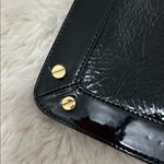 Tory Burch  Reva Clutch Black Patent Leather Photo 3