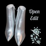 Open Edit  Blythe silver metallic booties! Nwot Photo 3