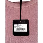 Sistes Italy Dusty Rose Metallic Detail Asymmetric Tunic Blouse Shirt Medium NEW Pink Photo 4