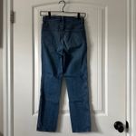 Madewell  Stovepipe‎ Jeans High Rise Denim Blue Wash Size 24 Photo 3