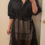 Black Tulle jacket. Fits S Photo 1