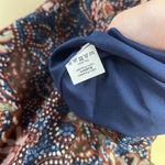 Madewell  Womens Size Small Lily Ruffle Dress Sea Floral Boho Peasant Knee Length Photo 9