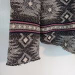 NSF Gray Pink Tribal Aztec Hoodie Sweatshirt Pink Size M Photo 5