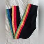 Beach Riot  Megan Ribbed Rainbow Stripe Leggings size S Photo 9