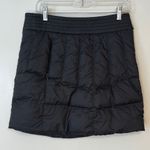 Marmot  Black Down Quilted Mini Skirt Medium Photo 0