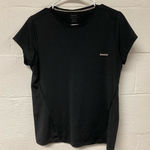 Reebok  Women’s Black Fitted Cap Sleeve T-Shirt Size XL Photo 0