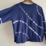 Athleta Sundown Sweatshirt Navy Blue Tie Dye Size S/P Photo 6