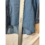 Jessica London  Women's Size 20 W Blue Denim Button-Up Shirt Western Minimilist Photo 5