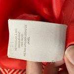 Boden Orange Striped Pencil Skirt Women's 8 Classic Career Preppy Fall Straight Photo 9