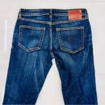 R13 Skinny Jeans Mid-Rise Size 28 Style R13w0002-1 Medium Blue Whiskered Photo 8